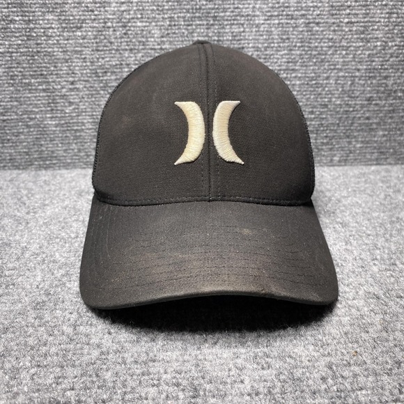 Hurley Other - Hurley Hat Cap Snap Back Black White Mesh Trucker Embroidered Logo Mens Classic